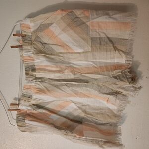 Striped Beige and Peach Shorts